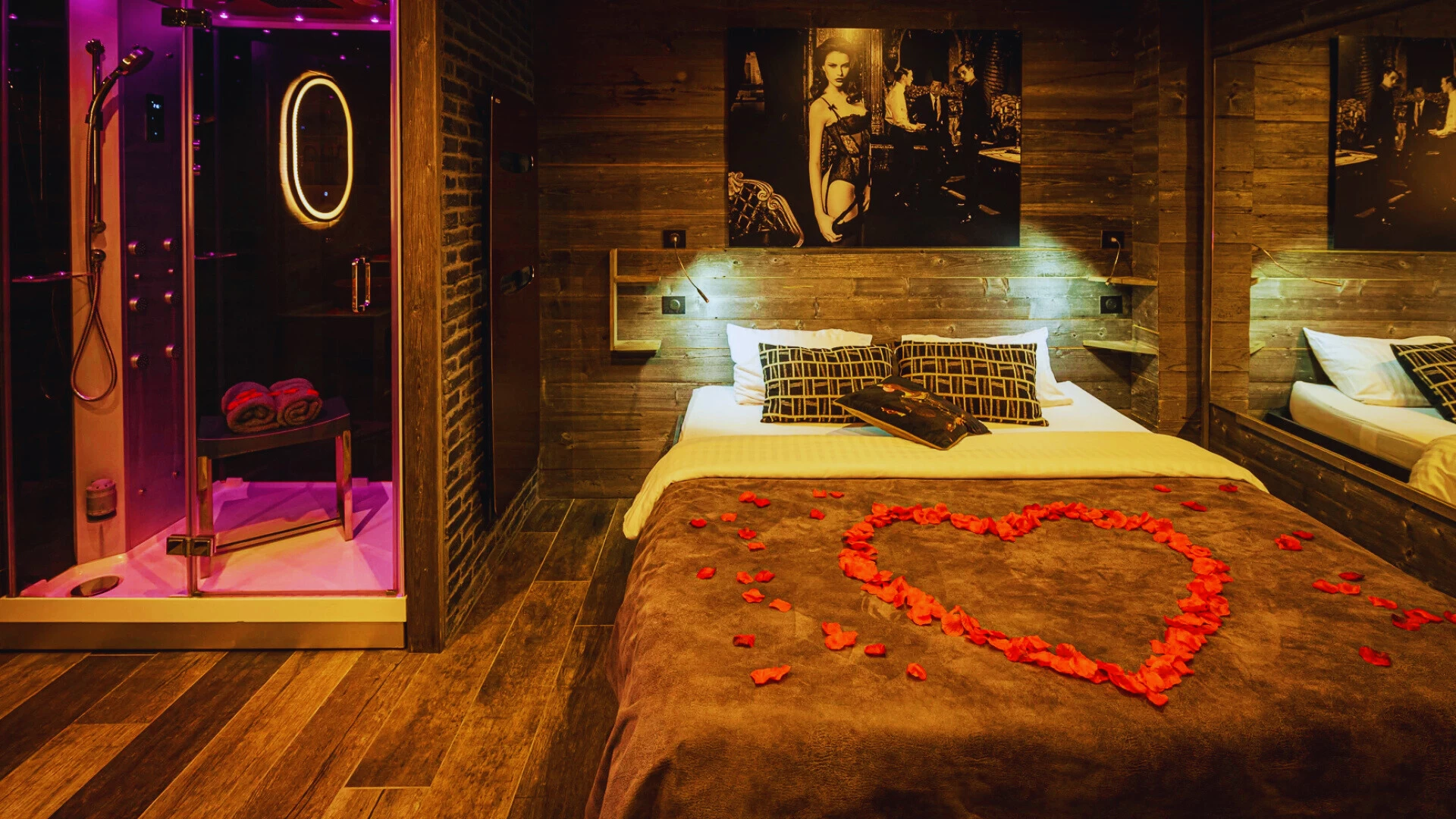 Love room à l’ambiance douce : Boudoir Spa