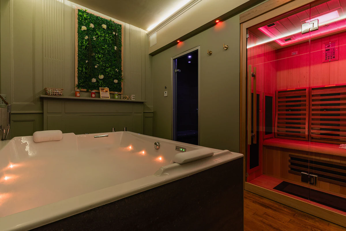Love room avec sauna ou hammam : Le Love Castel