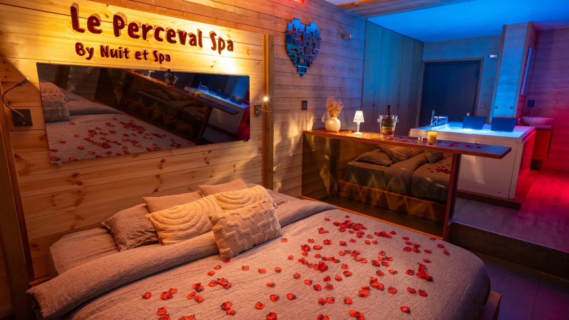 Love room en journée (day use) : Perceval Spa